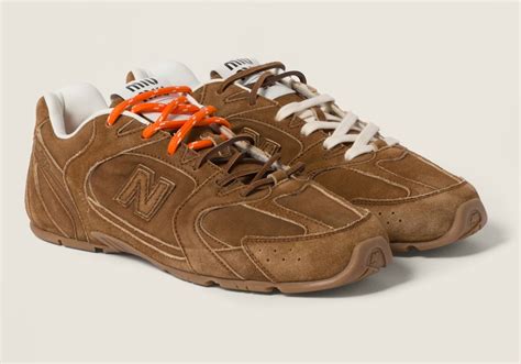 new balance miu miu marron